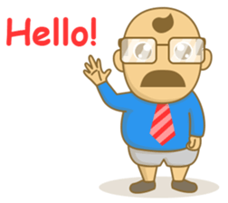 Funny Boss sticker #11587942