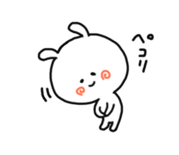 Love cute rabbit. sticker #11588113