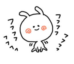 Love cute rabbit. sticker #11588119