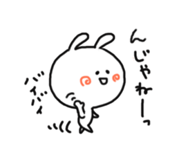 Love cute rabbit. sticker #11588121