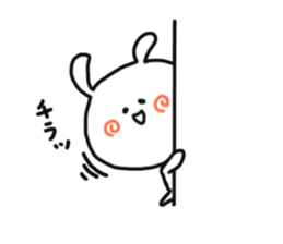 Love cute rabbit. sticker #11588126