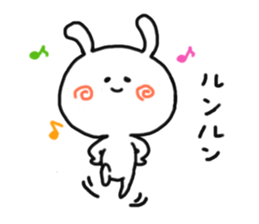 Love cute rabbit. sticker #11588128