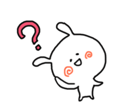 Love cute rabbit. sticker #11588131