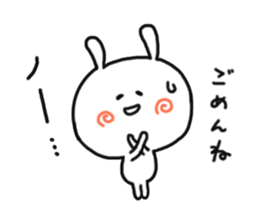 Love cute rabbit. sticker #11588134