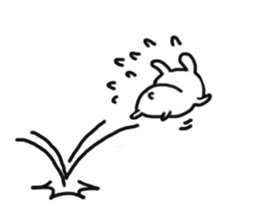 Love cute rabbit. sticker #11588135