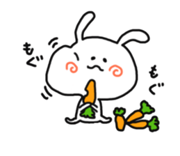 Love cute rabbit. sticker #11588137