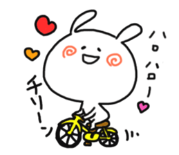 Love cute rabbit. sticker #11588141