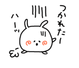 Love cute rabbit. sticker #11588143