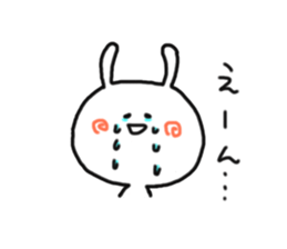 Love cute rabbit. sticker #11588148