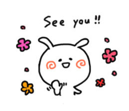 Love cute rabbit. sticker #11588150