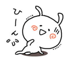 Love cute rabbit. sticker #11588151