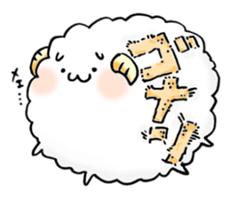 a lovely sheep3 sticker #11589114