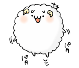 a lovely sheep3 sticker #11589119