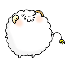 a lovely sheep3 sticker #11589120