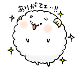 a lovely sheep3 sticker #11589126