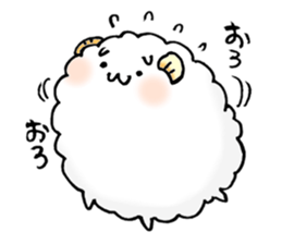 a lovely sheep3 sticker #11589128