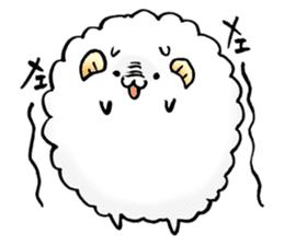 a lovely sheep3 sticker #11589131