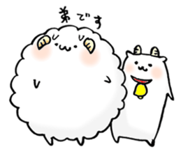 a lovely sheep3 sticker #11589134