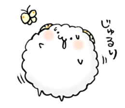 a lovely sheep3 sticker #11589136