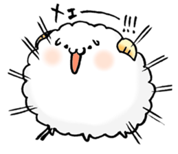 a lovely sheep3 sticker #11589137