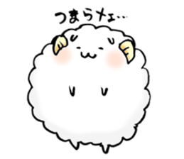 a lovely sheep3 sticker #11589138
