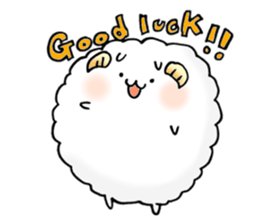 a lovely sheep3 sticker #11589146