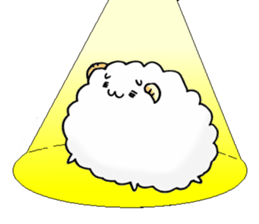 a lovely sheep3 sticker #11589149