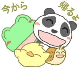 Panda's cutie sticker sticker #11589634