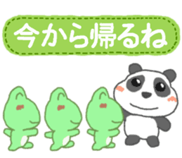Panda's cutie sticker sticker #11589640