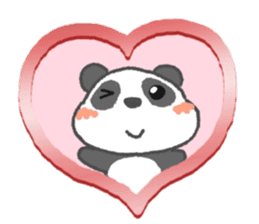 Panda's cutie sticker sticker #11589667