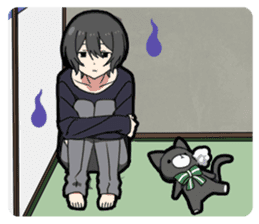 May sickness boy sticker #11590003