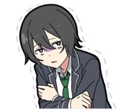 May sickness boy sticker #11590004