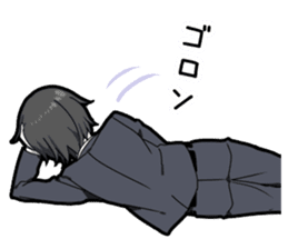 May sickness boy sticker #11590006