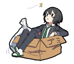 May sickness boy sticker #11590007