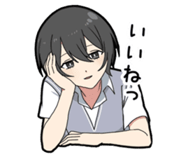 May sickness boy sticker #11590008