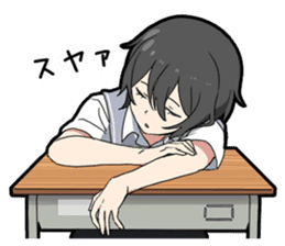 May sickness boy sticker #11590010