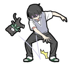 May sickness boy sticker #11590011