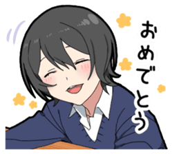 May sickness boy sticker #11590012