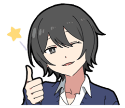 May sickness boy sticker #11590015