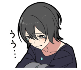 May sickness boy sticker #11590020