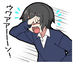May sickness boy sticker #11590025
