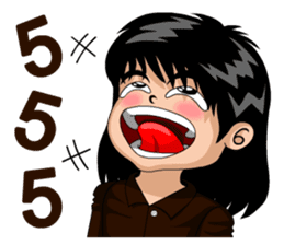 Prize a naughty boy sticker #11590194