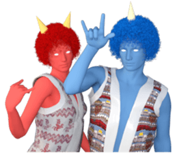 Ogre couple (E) sticker #11590513