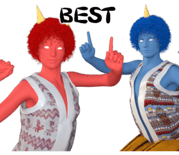 Ogre couple (E) sticker #11590516