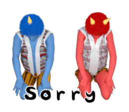 Ogre couple (E) sticker #11590536