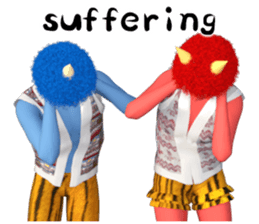 Ogre couple (E) sticker #11590544