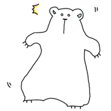 My white bear and penguin 2 sticker #11591028