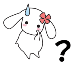 Lop-eared rabbit Usamii sticker #11591120