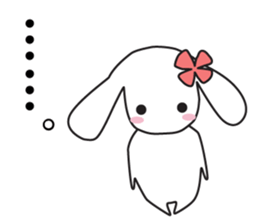 Lop-eared rabbit Usamii sticker #11591132