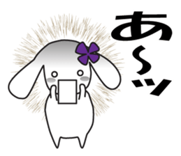 Lop-eared rabbit Usamii sticker #11591133